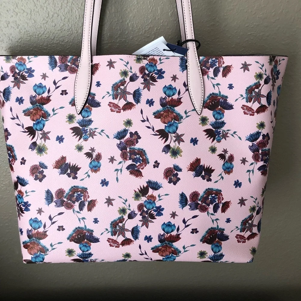 Rebecca Minkoff  tote bag in floral-print coated canvas - Picture 3 of 4